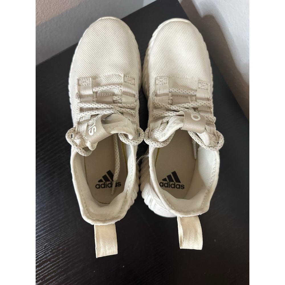 Adidas Womens Kaptir Flow IF6601 White Running Shoes Sneakers Size 8 - Picture 9 of 9